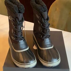 Men’s Sorel Black Winter Boots NWT size 9.5